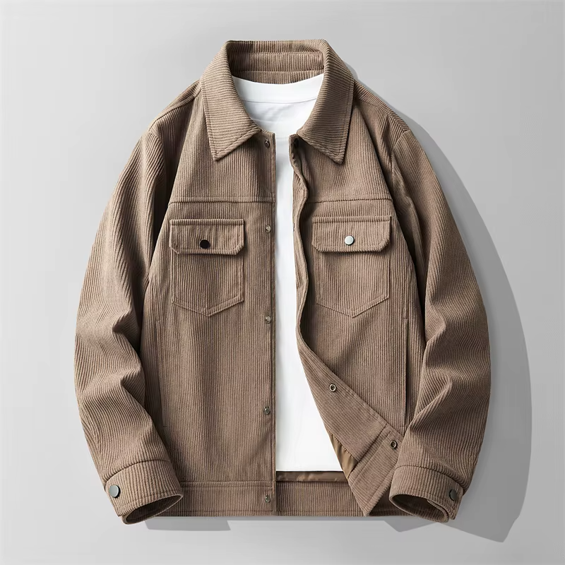 Marshall Men's Corduroy Jacket | Button-Up Jacket for Autumn