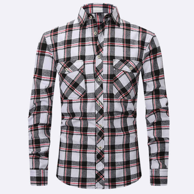 Leroy Men’s Shirt | Plaid Flannel Shirt for Autumn