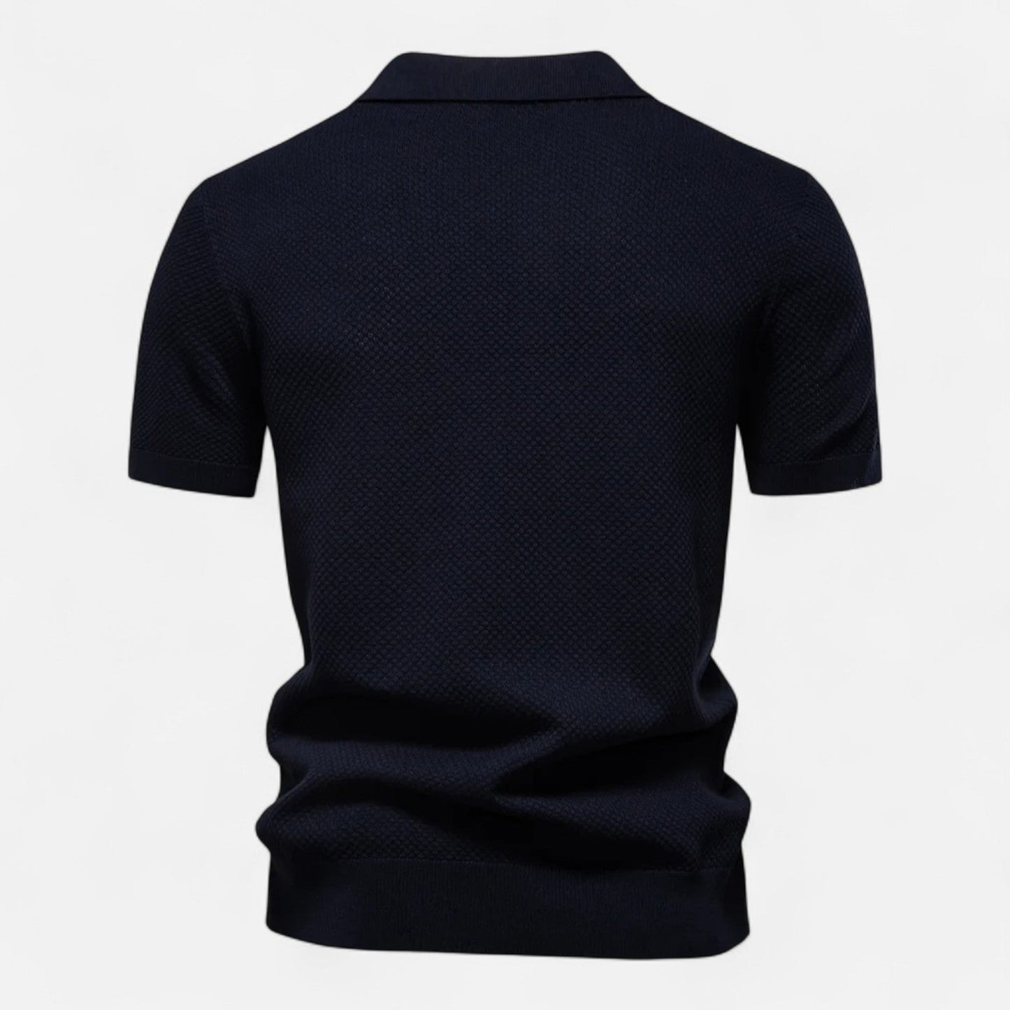 Kaleb Men’s Polo Shirt | Knitted Short Sleeve Polo Shirt for Autumn
