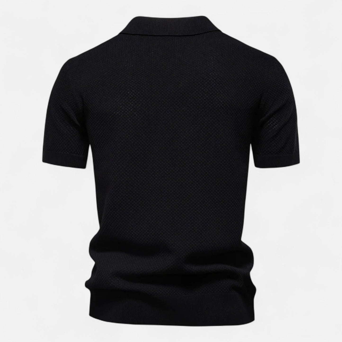 Kaleb Men’s Polo Shirt | Knitted Short Sleeve Polo Shirt for Autumn