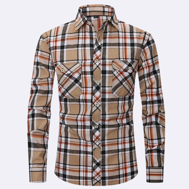 Leroy Men’s Shirt | Plaid Flannel Shirt for Autumn