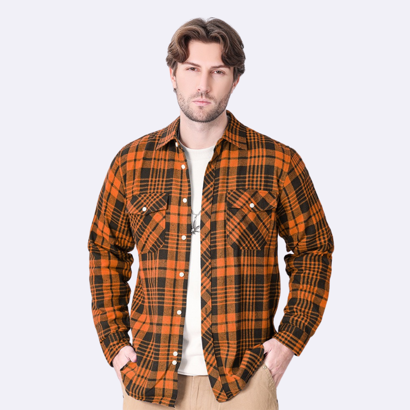 Leroy Men’s Shirt | Plaid Flannel Shirt for Autumn
