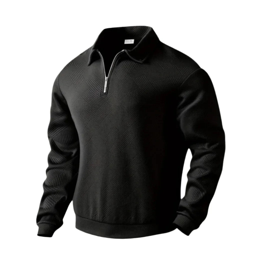 Kasen Men’s Jumper | Knitted Quarter-Zip Jumper