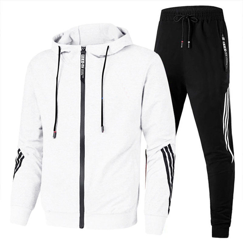 Jack Men’s Set | Two-Piece Tracksuit with Zip-Up Jacket and Matching Trousers for Autumn
