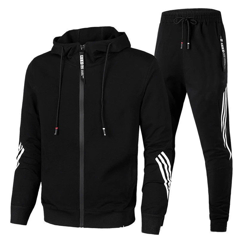 Jack Men’s Set | Two-Piece Tracksuit with Zip-Up Jacket and Matching Trousers for Autumn