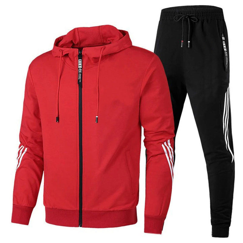 Jack Men’s Set | Two-Piece Tracksuit with Zip-Up Jacket and Matching Trousers for Autumn