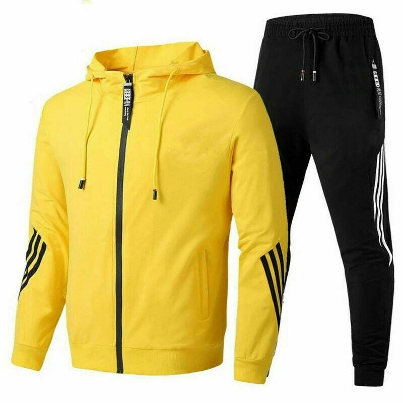 Jack Men’s Set | Two-Piece Tracksuit with Zip-Up Jacket and Matching Trousers for Autumn