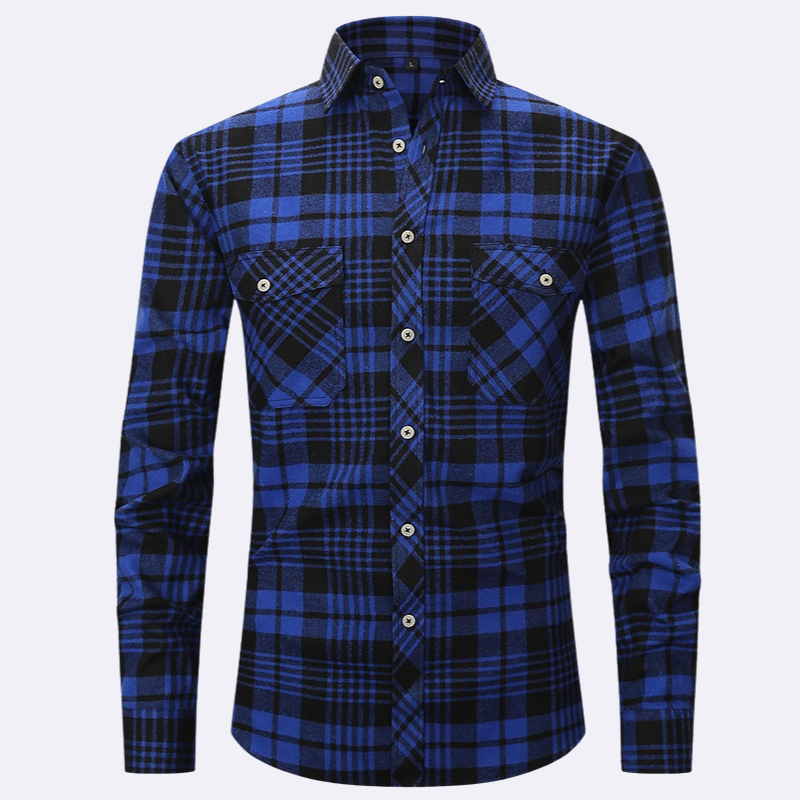Leroy Men’s Shirt | Plaid Flannel Shirt for Autumn
