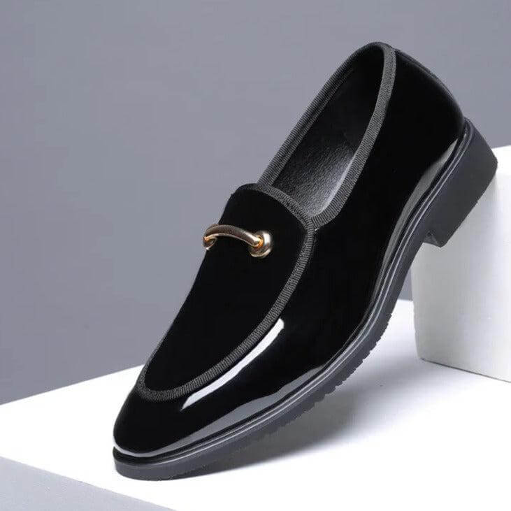 Kean Loafers | Men's Patent Leather Italian-Style Formal Shoes