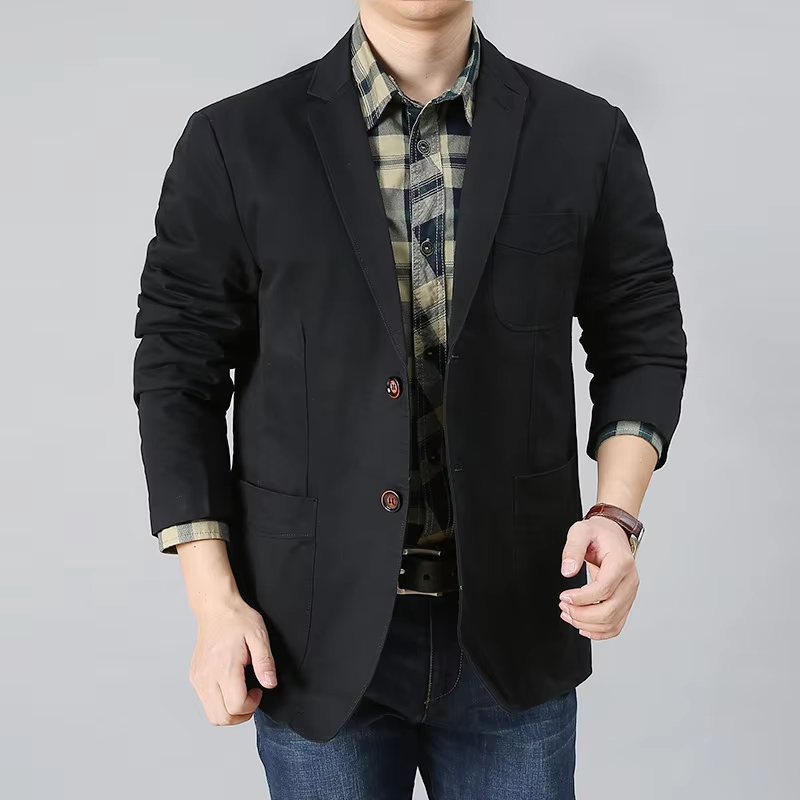 Malachy Men's Blazer | Single-Breasted Blazer for Autumn