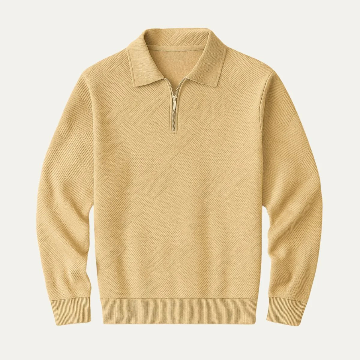 Kasen Men’s Jumper | Knitted Quarter-Zip Jumper