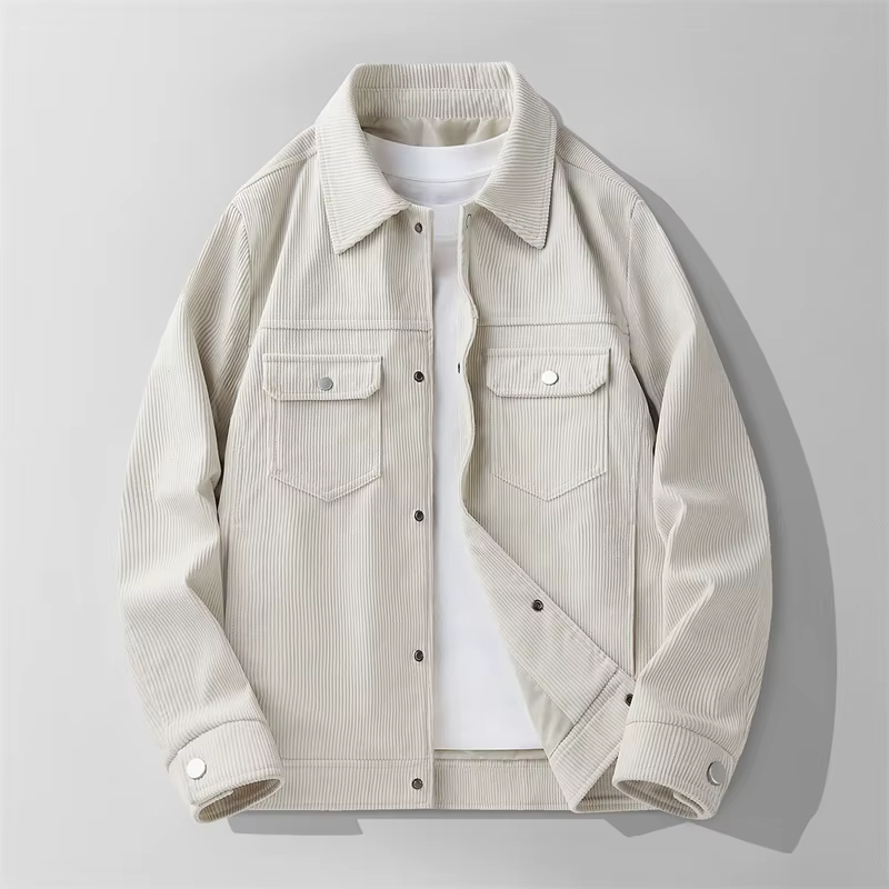 Marshall Men's Corduroy Jacket | Button-Up Jacket for Autumn