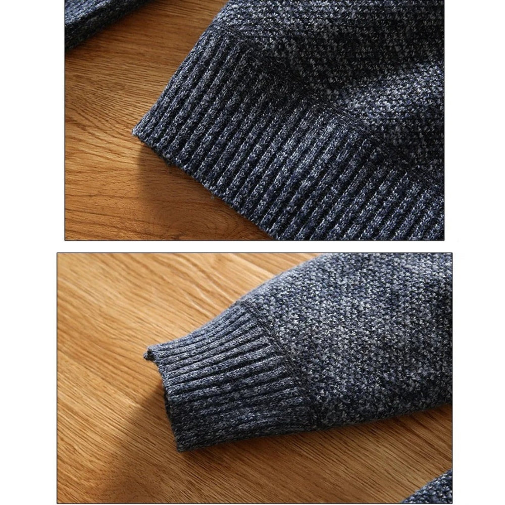 Liam Men’s Jumper | Sweater High Collar for Autumn