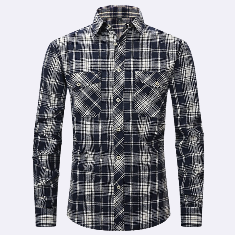 Leroy Men’s Shirt | Plaid Flannel Shirt for Autumn