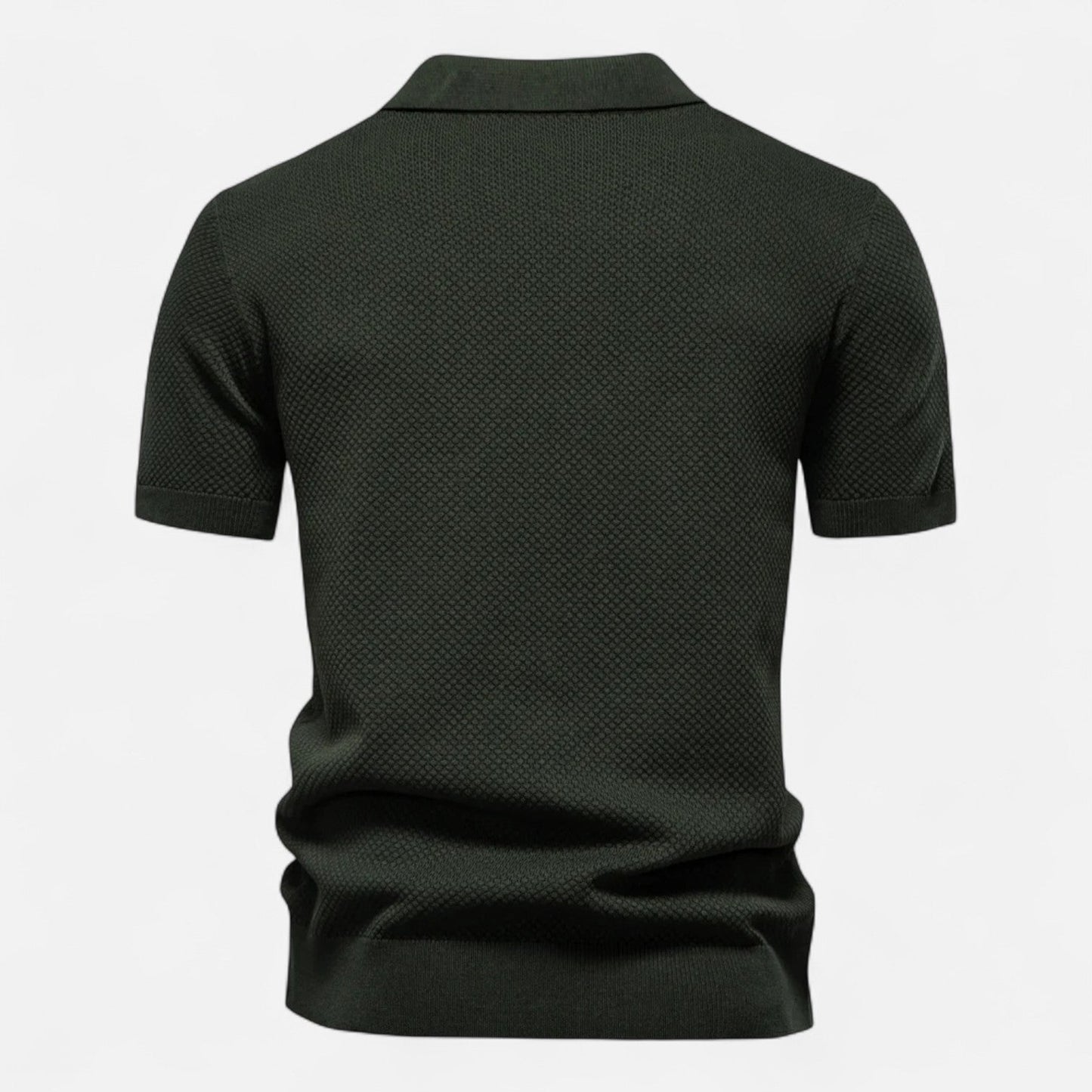 Kaleb Men’s Polo Shirt | Knitted Short Sleeve Polo Shirt for Autumn