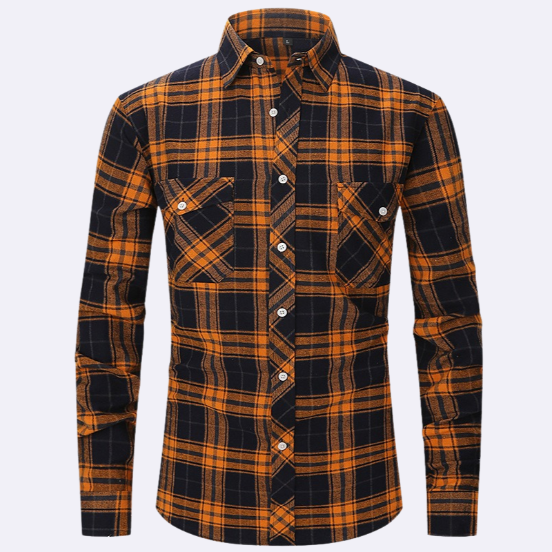 Leroy Men’s Shirt | Plaid Flannel Shirt for Autumn