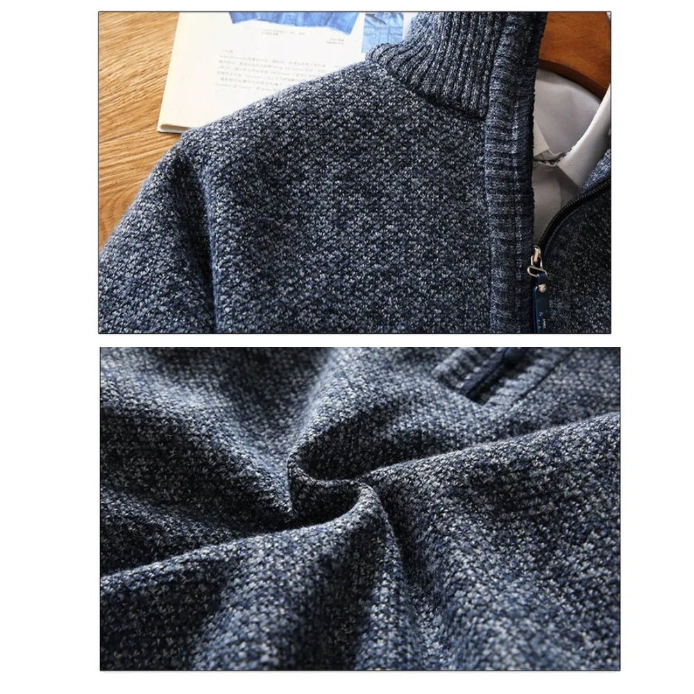 Liam Men’s Jumper | Sweater High Collar for Autumn