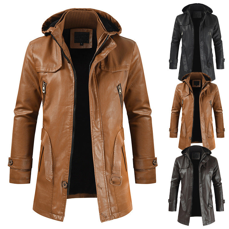Miller Men’s Jacket | Faux Leather Winter Style