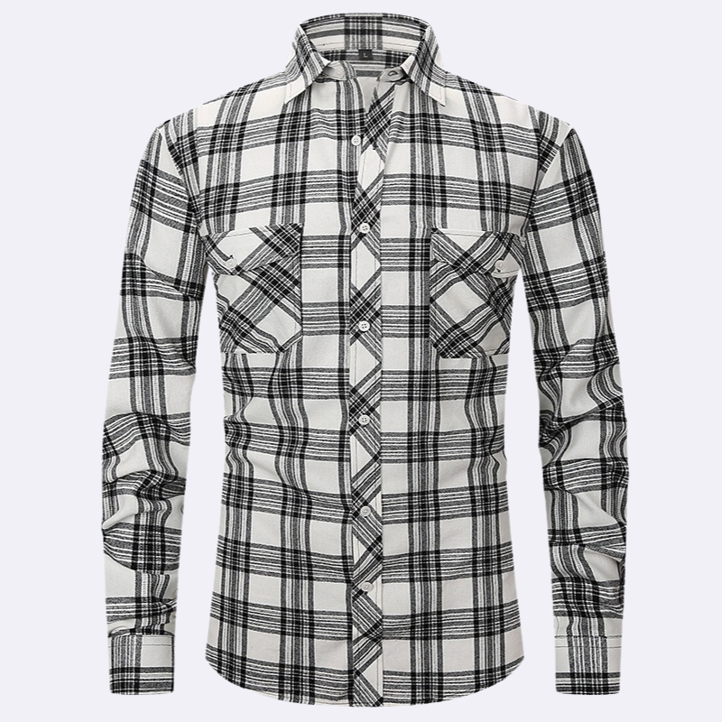 Leroy Men’s Shirt | Plaid Flannel Shirt for Autumn