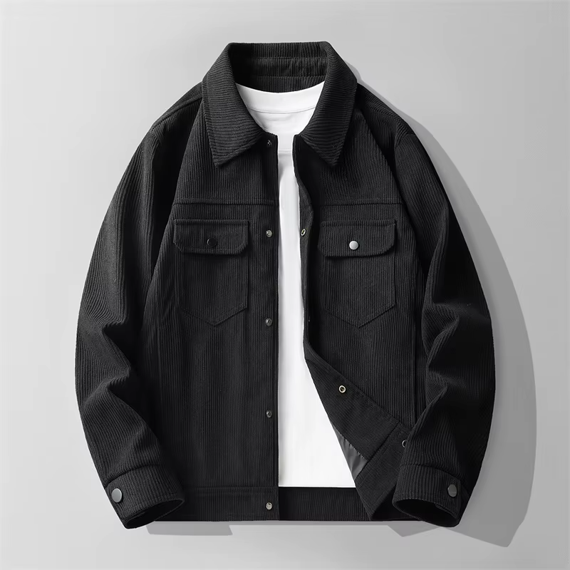 Marshall Men's Corduroy Jacket | Button-Up Jacket for Autumn