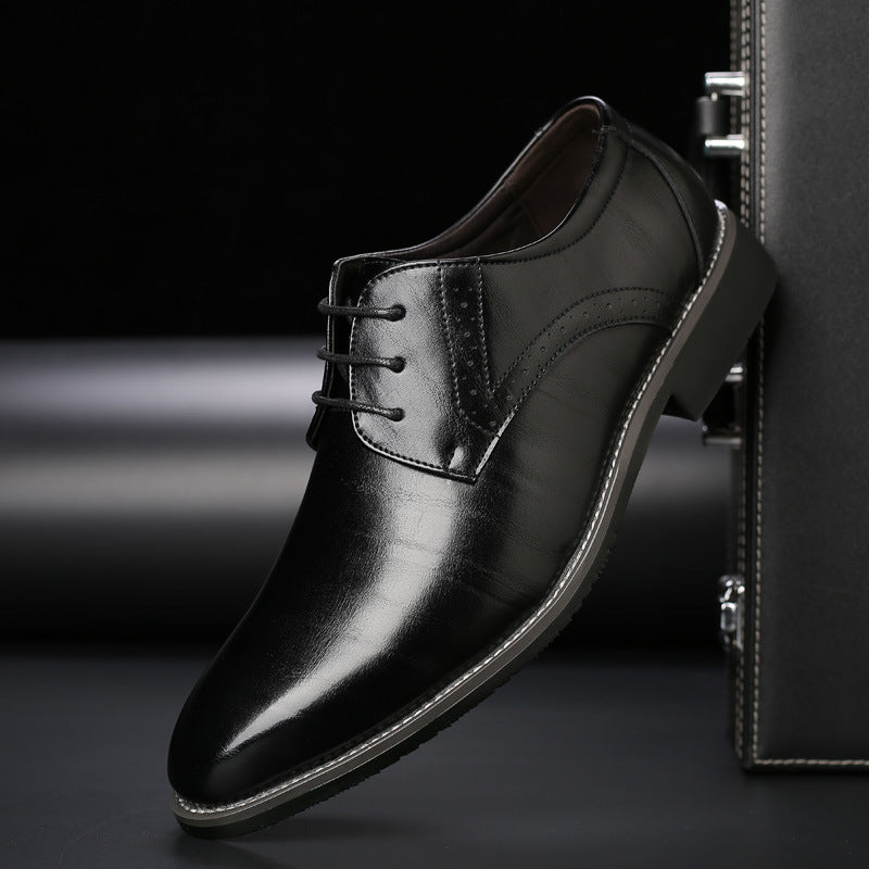 Kayceon Dress Shoes | Men's Lace-Up Shoes with Brogue Detailing