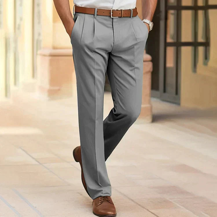 Landric Men's Business Trousers | Slim Tapered Trousers