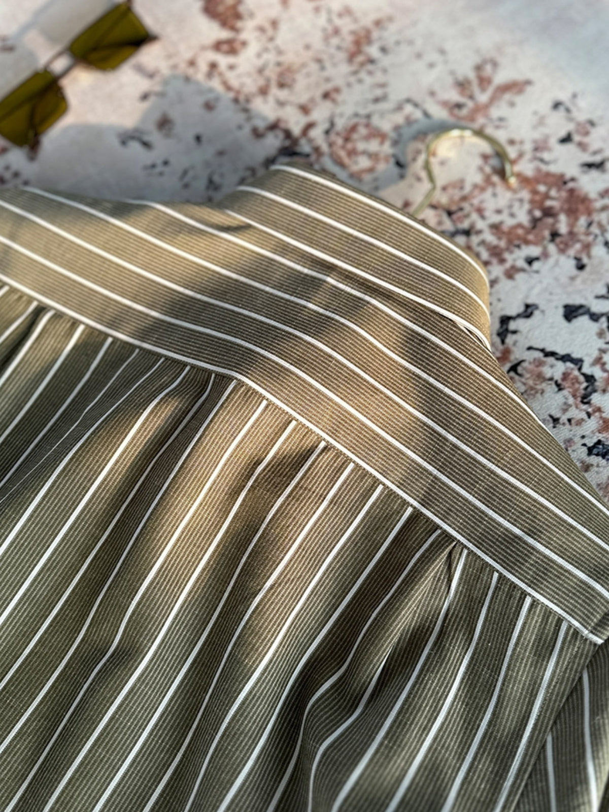 Khalid Shirt | Men's Autumn Slim Fit Retro Italian Striped Shirt