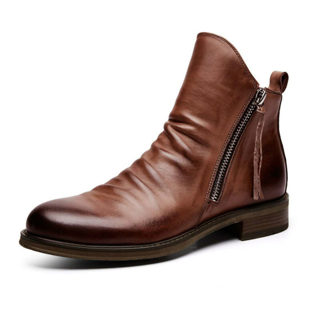 Lance Men’s Boots | Zip-Up Urban Ankle Boots for Autumn