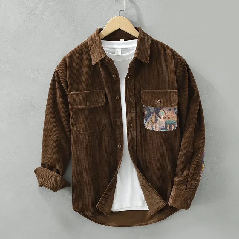 Aurelian Shirt | Men's Velvet Long Sleeve Comfort Shirt
