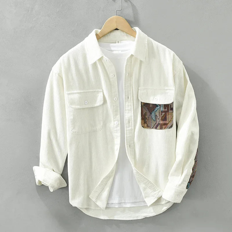 Aurelian Shirt | Men's Velvet Long Sleeve Comfort Shirt
