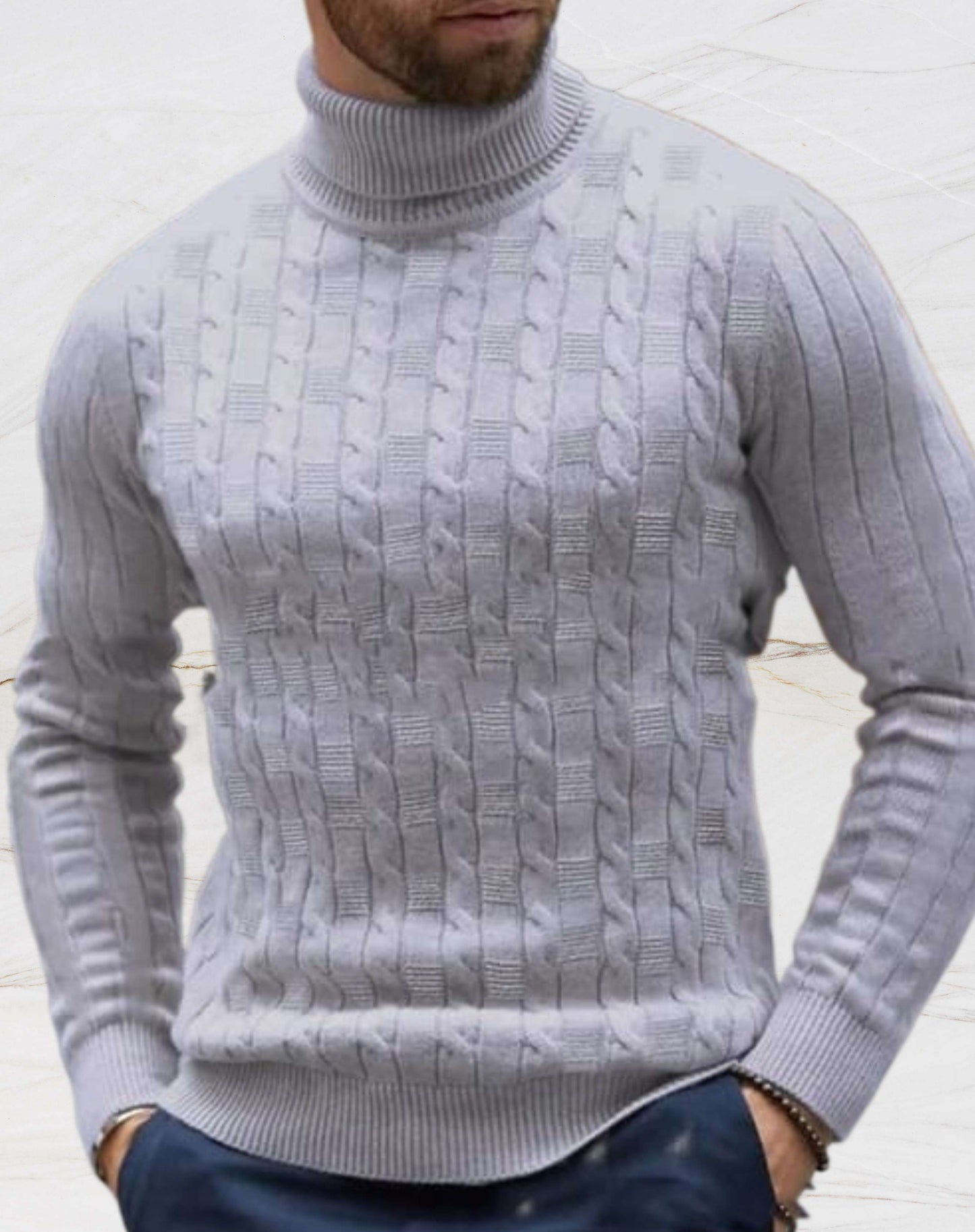 Barney Turtleneck Sweater | Men's Slim-Fit Turtleneck Knit