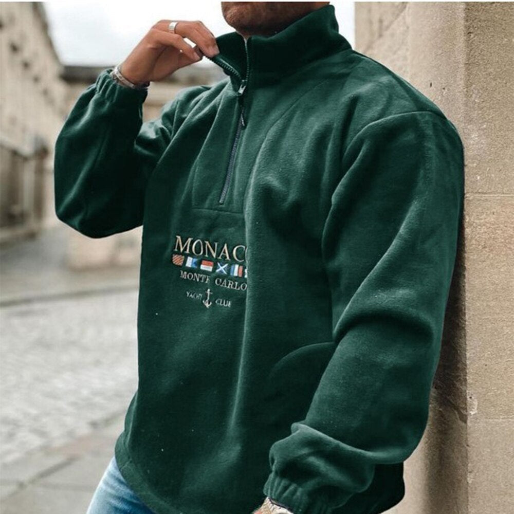 Bayron Jumper | Men's Warm Zip-Up Jumper
