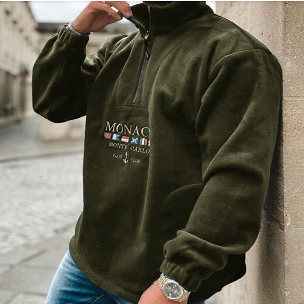 Bayron Jumper | Men's Warm Zip-Up Jumper