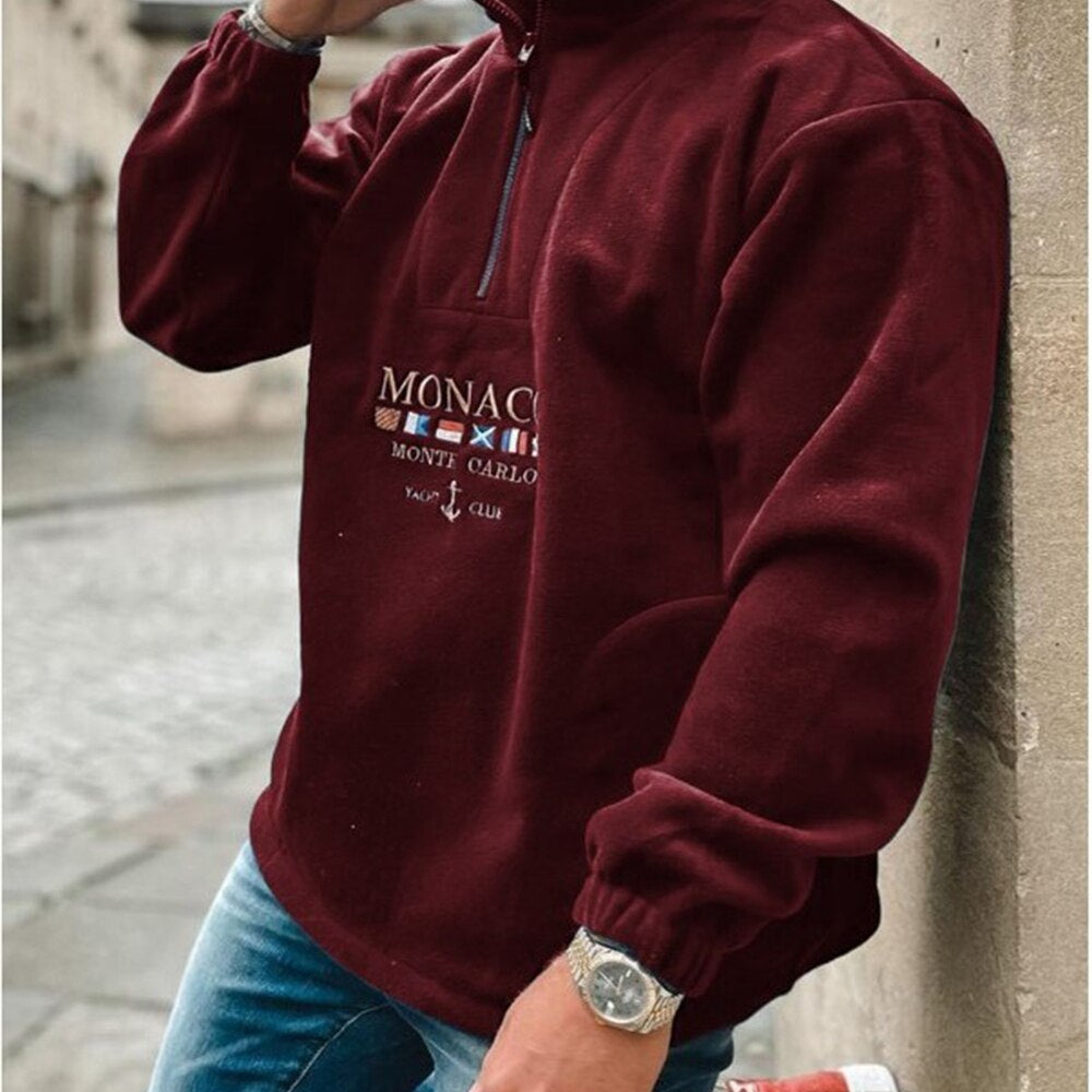 Bayron Jumper | Men's Warm Zip-Up Jumper