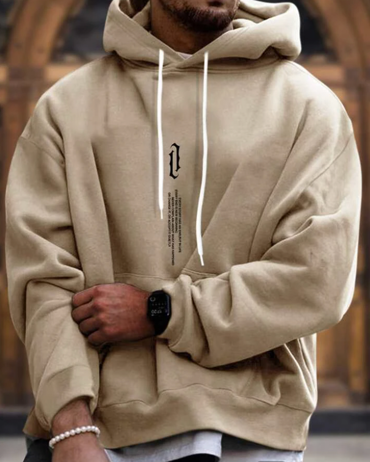 Michael Men’s Hoodie | Oversized Cotton Blend with Hood