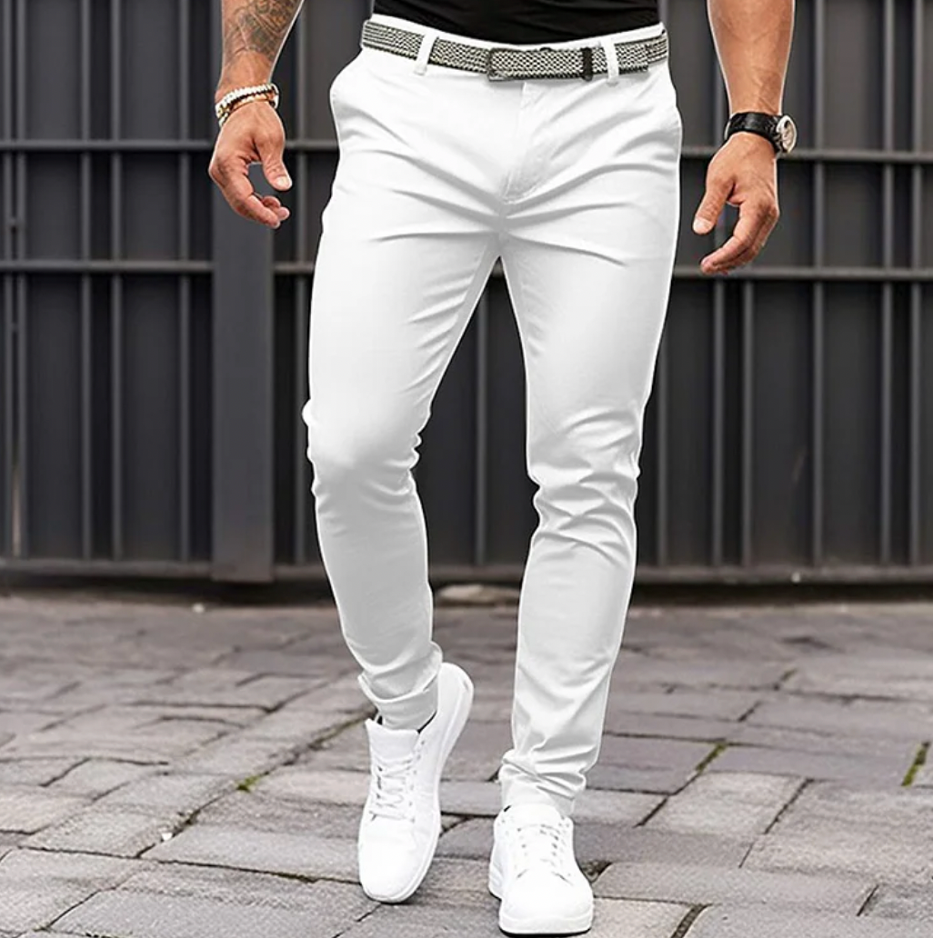 Lairdly Men's Slim-Fit Trousers | Stylish Pants for Autumn
