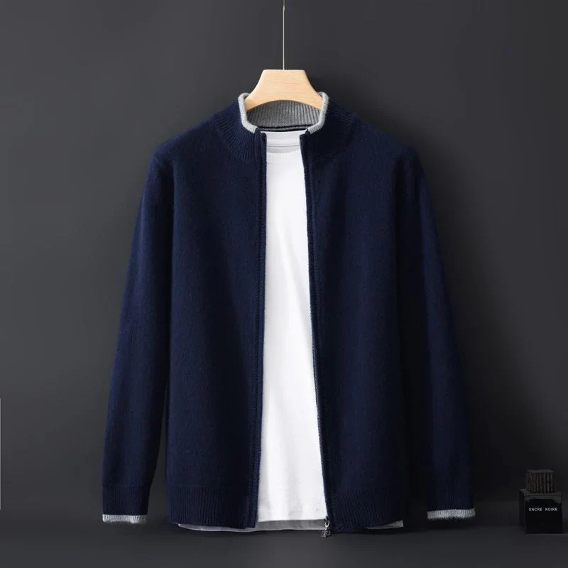 Landon Men’s Sweater | Zip-Up Sweater for Winter