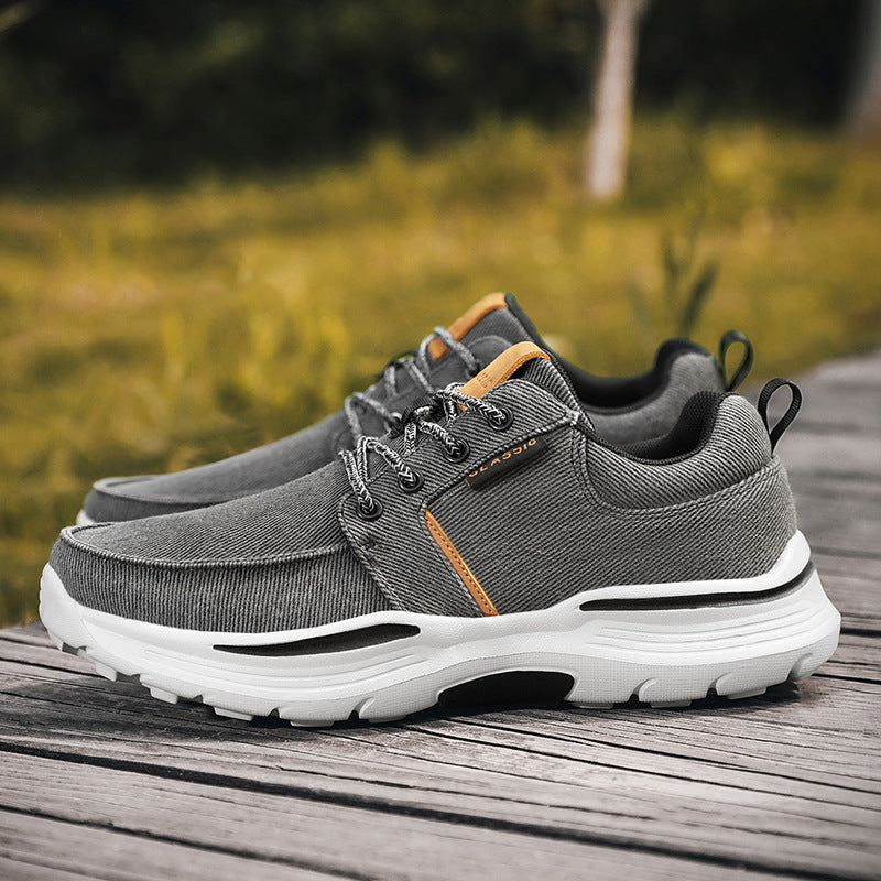 Callan Shoes | Men's Large Size Canvas Outdoor Walking Shoes