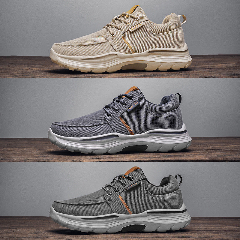 Callan Shoes | Men's Large Size Canvas Outdoor Walking Shoes