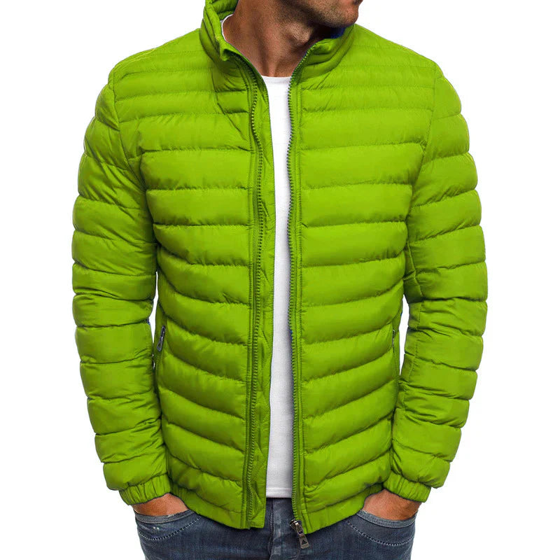 Kieran Puffer Jacket | Men's Autumn Lightweight Quilted Zip-Up Jacket
