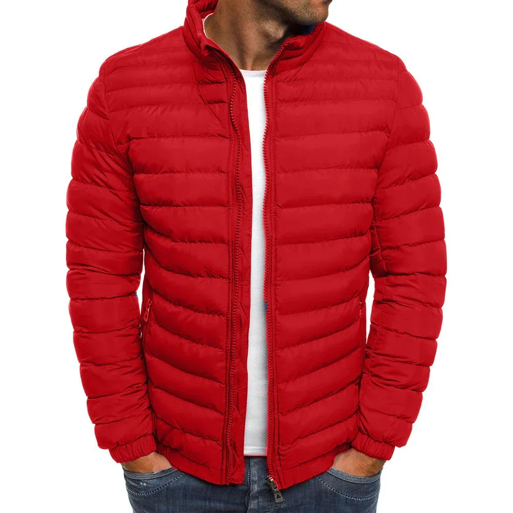 Kieran Puffer Jacket | Men's Autumn Lightweight Quilted Zip-Up Jacket