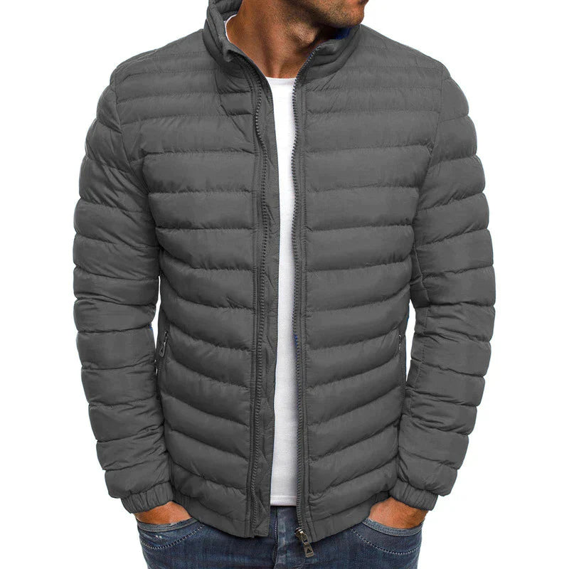 Kieran Puffer Jacket | Men's Autumn Lightweight Quilted Zip-Up Jacket