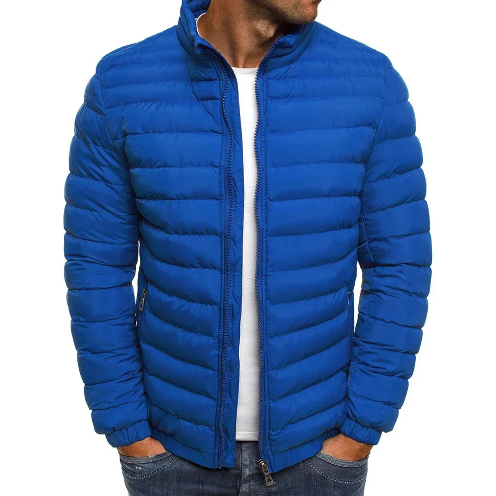Kieran Puffer Jacket | Men's Autumn Lightweight Quilted Zip-Up Jacket