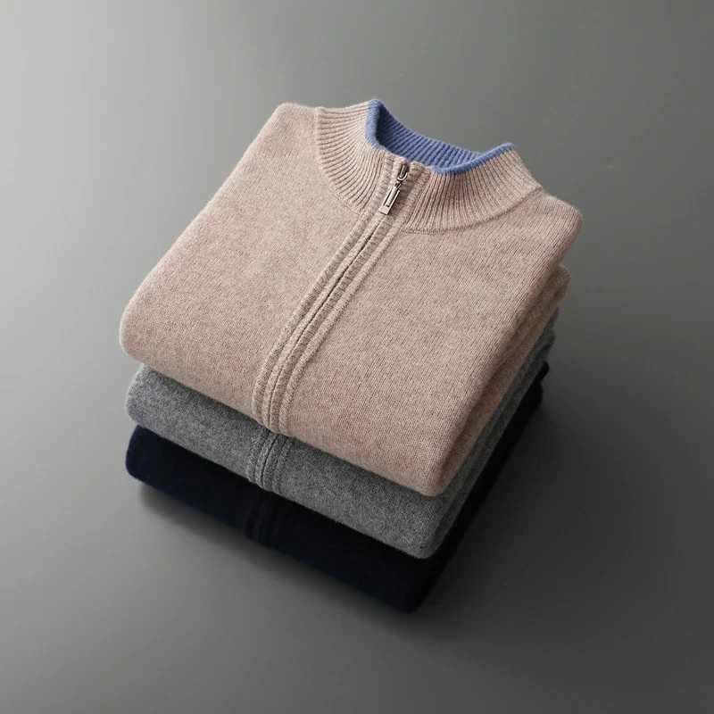 Landon Men’s Sweater | Zip-Up Sweater for Winter