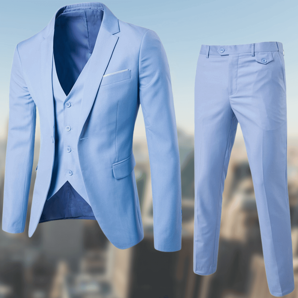 Kelby Suit | Men's Chic 3-Piece Formal Suit