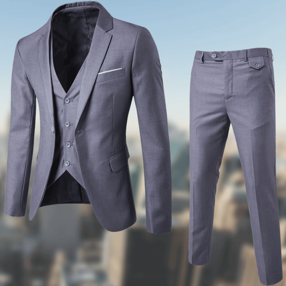 Kelby Suit | Men's Chic 3-Piece Formal Suit