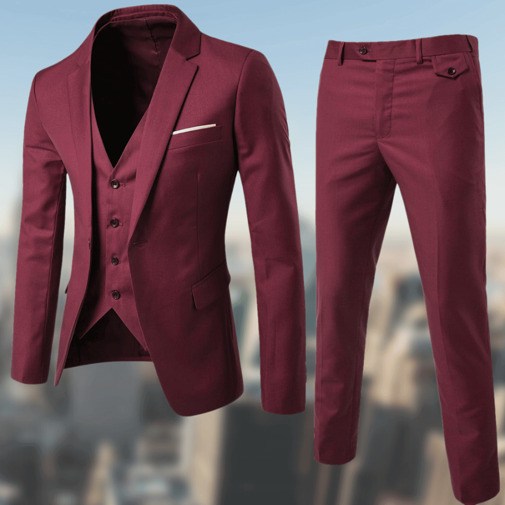 Kelby Suit | Men's Chic 3-Piece Formal Suit