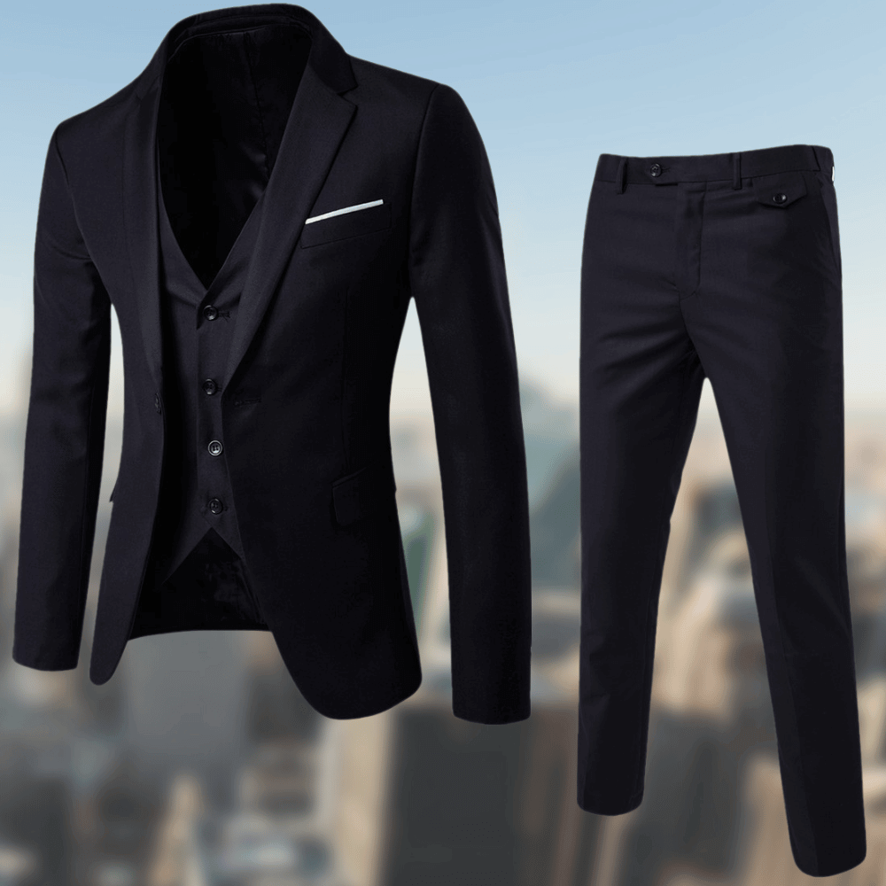 Kelby Suit | Men's Chic 3-Piece Formal Suit