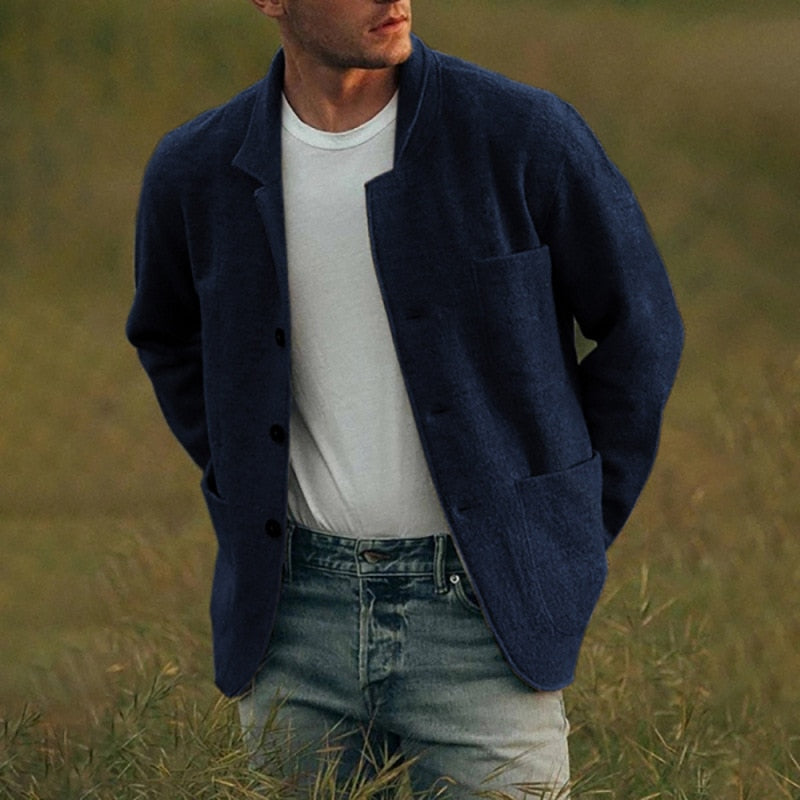 Edricson Wool Vest | Men's Stylish Button-Up Layer