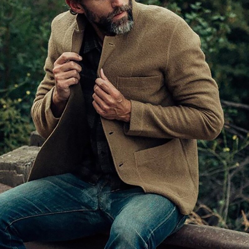 Edricson Wool Vest | Men's Stylish Button-Up Layer